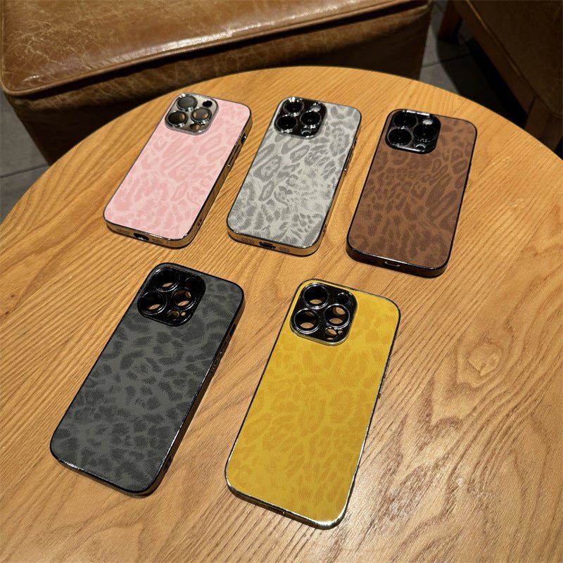 Coque iPhone Léopard Velours 🐆✨ – Effet Luxe & Protection Antichoc 2 - en - 1 - Shopbyshopima